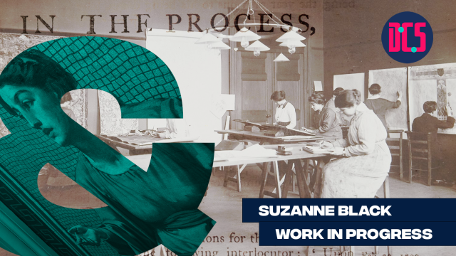 Suzanne Black Work in Progress