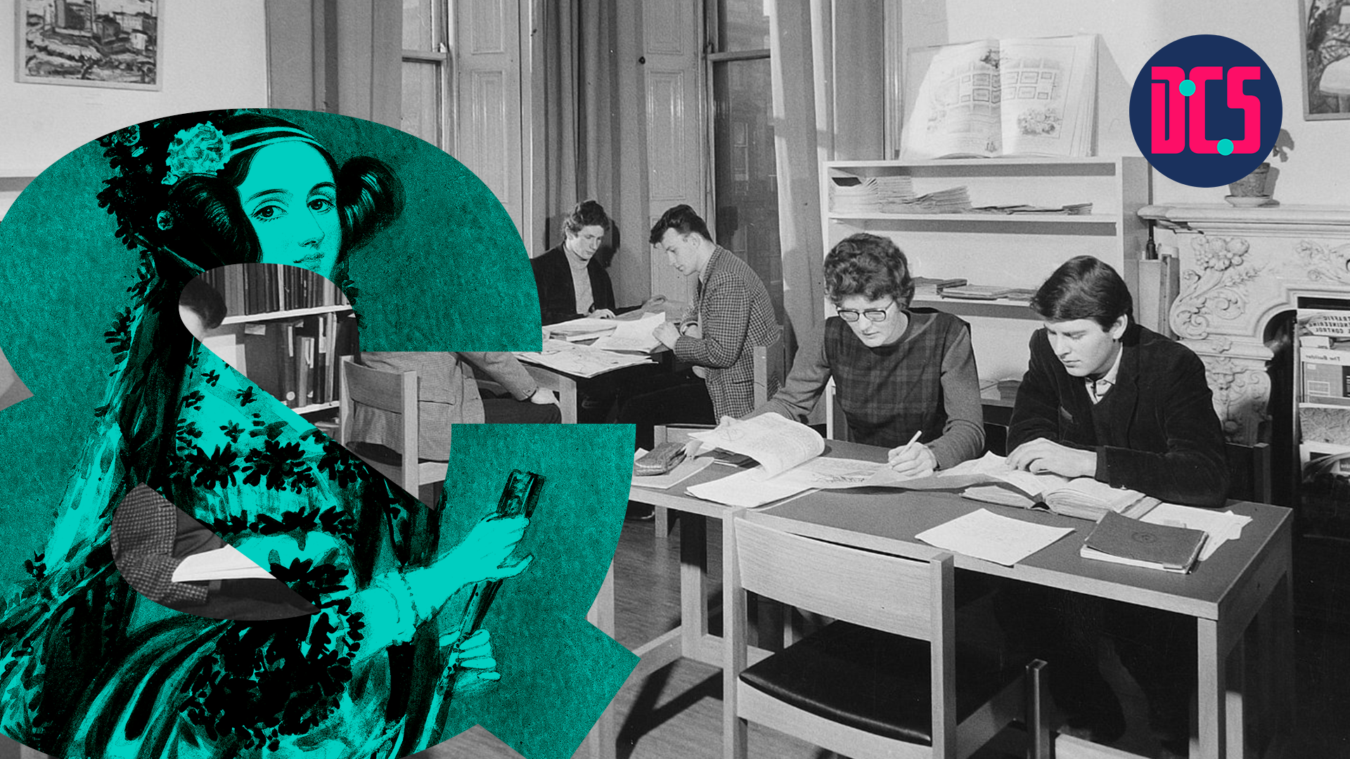 Students sitting at desks