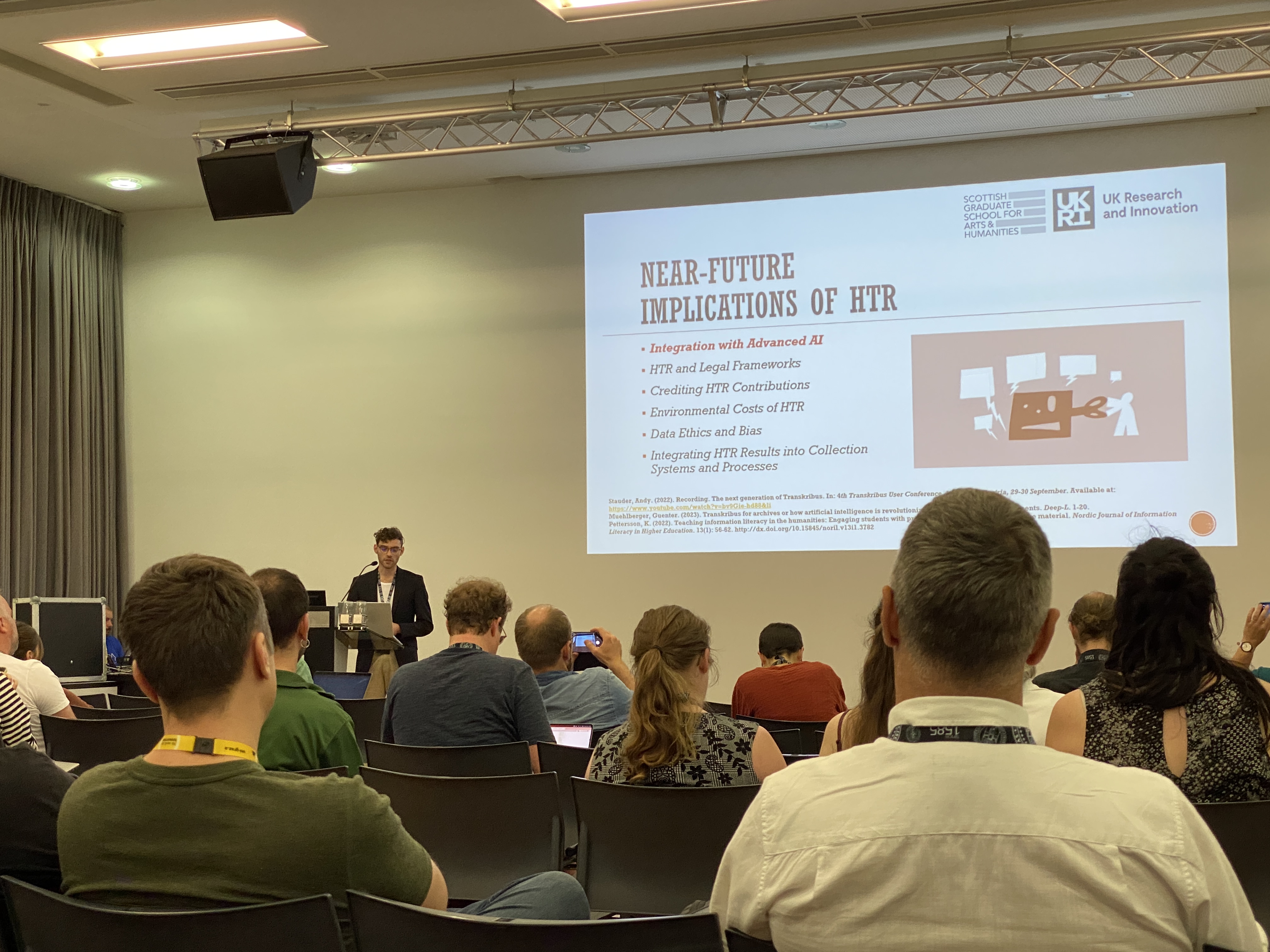 Joe Nockels presenting at DH2023