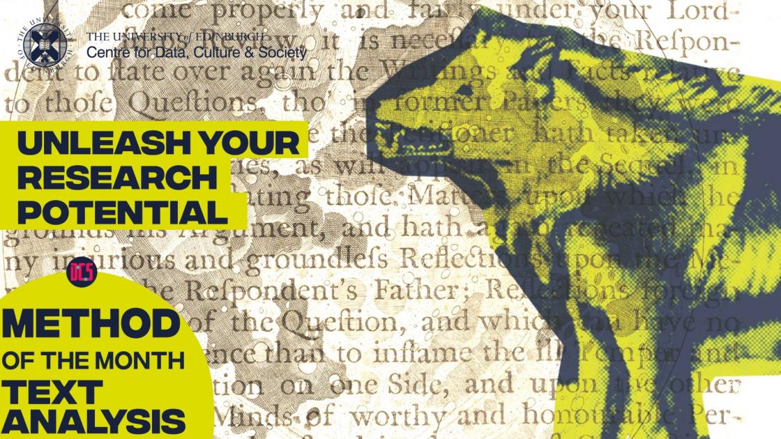 Graphic mashup of manuscript and event description