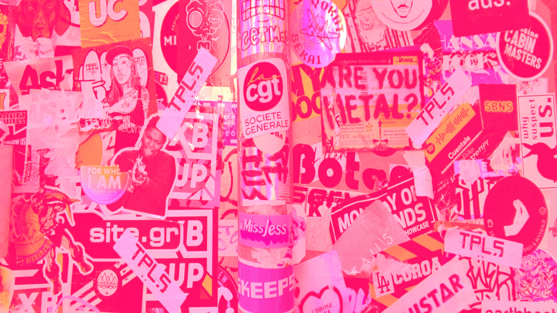 stickers with text