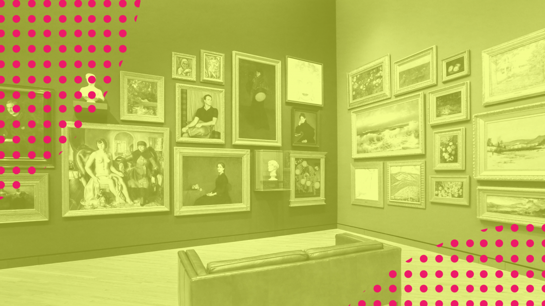 Gallery wall. Graphic mashup using Canva.