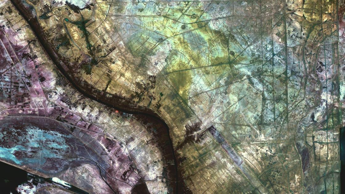 aerial image of al-basrah 