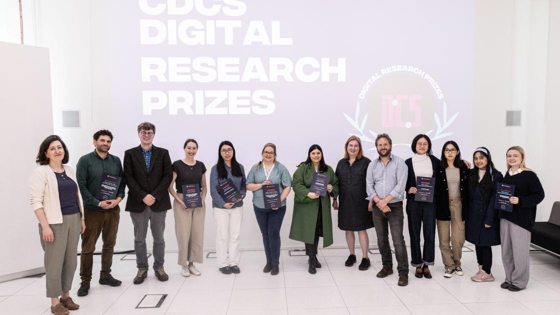 image of prize winners, a group of about 25 people