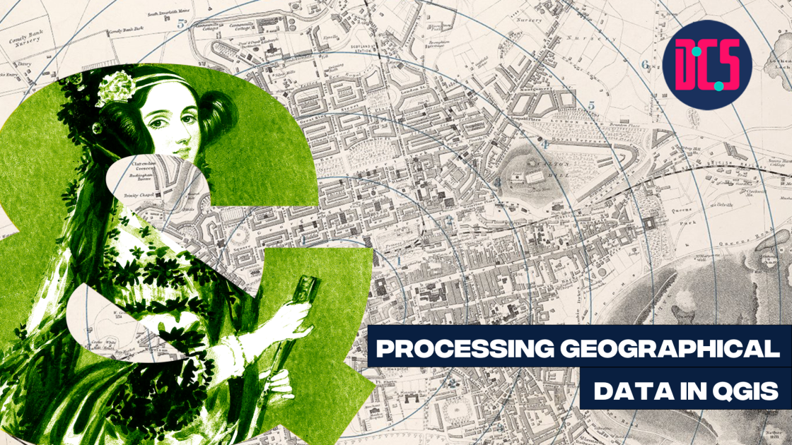 A collage image of historical map and images