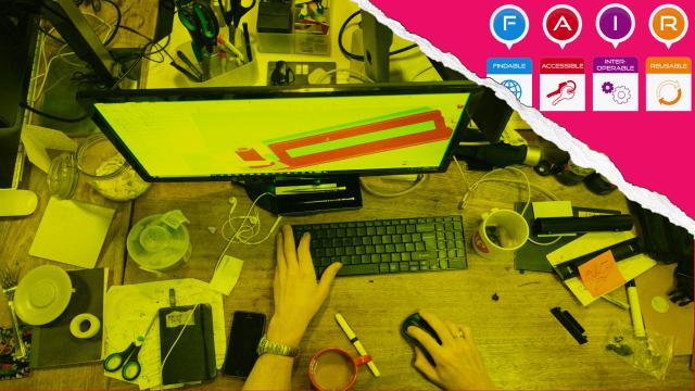 Messy Desk and Fair Data Logo