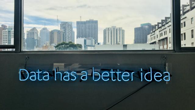window with data is a better idea written in neon