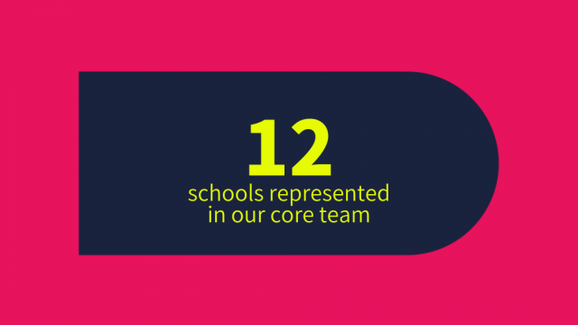 12 schools represented