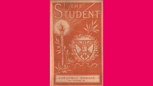 Front cover of The Student Christmas 1892