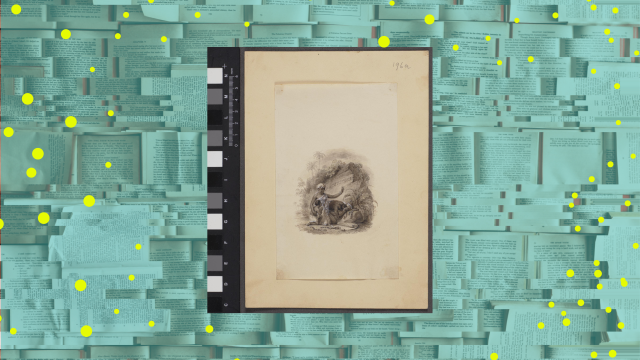 Original painting of 'The Year of Release is at Hand' by Edward Henry Corbould.