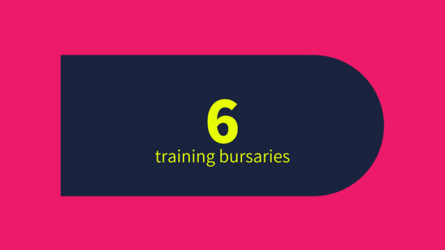 6 training bursaries