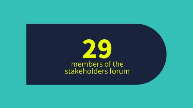 29 members of the stakeholders forum