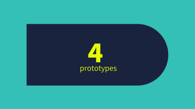 4 prototypes developed