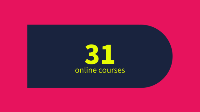 31 online courses