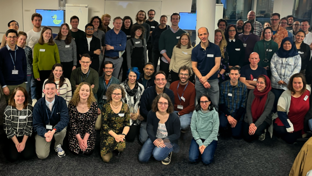 whole class photo from winter school