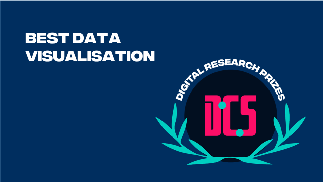 The text Best Data Visualisation in white against a navy background.
