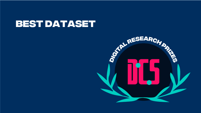 The text Best dataset in white against a navy background