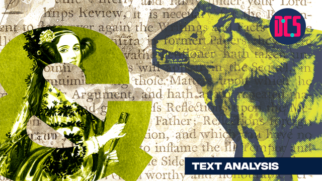 A collage image of historical material