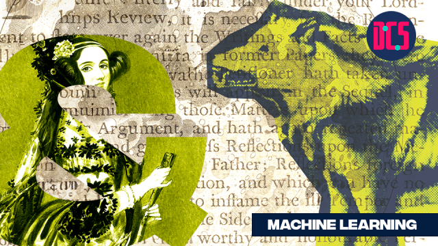 A collage image of historical material