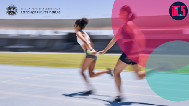 relay racers passing the baton